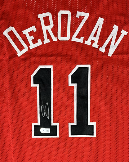 DeMar DeRozan Autographed Chicago Custom Basketball Jersey (JSA)