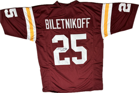 Fred Biletnikoff Signed Custom Football Jersey (PIA)