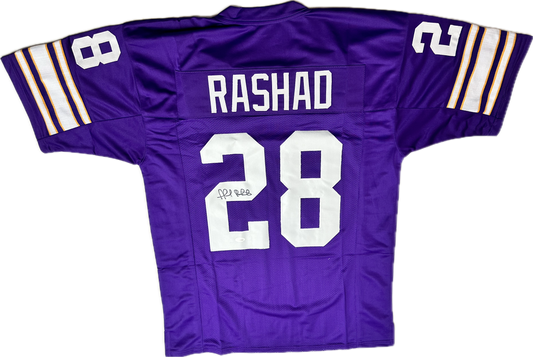 Ahmad Rashad Signed Custom Football Jersey (JSA)