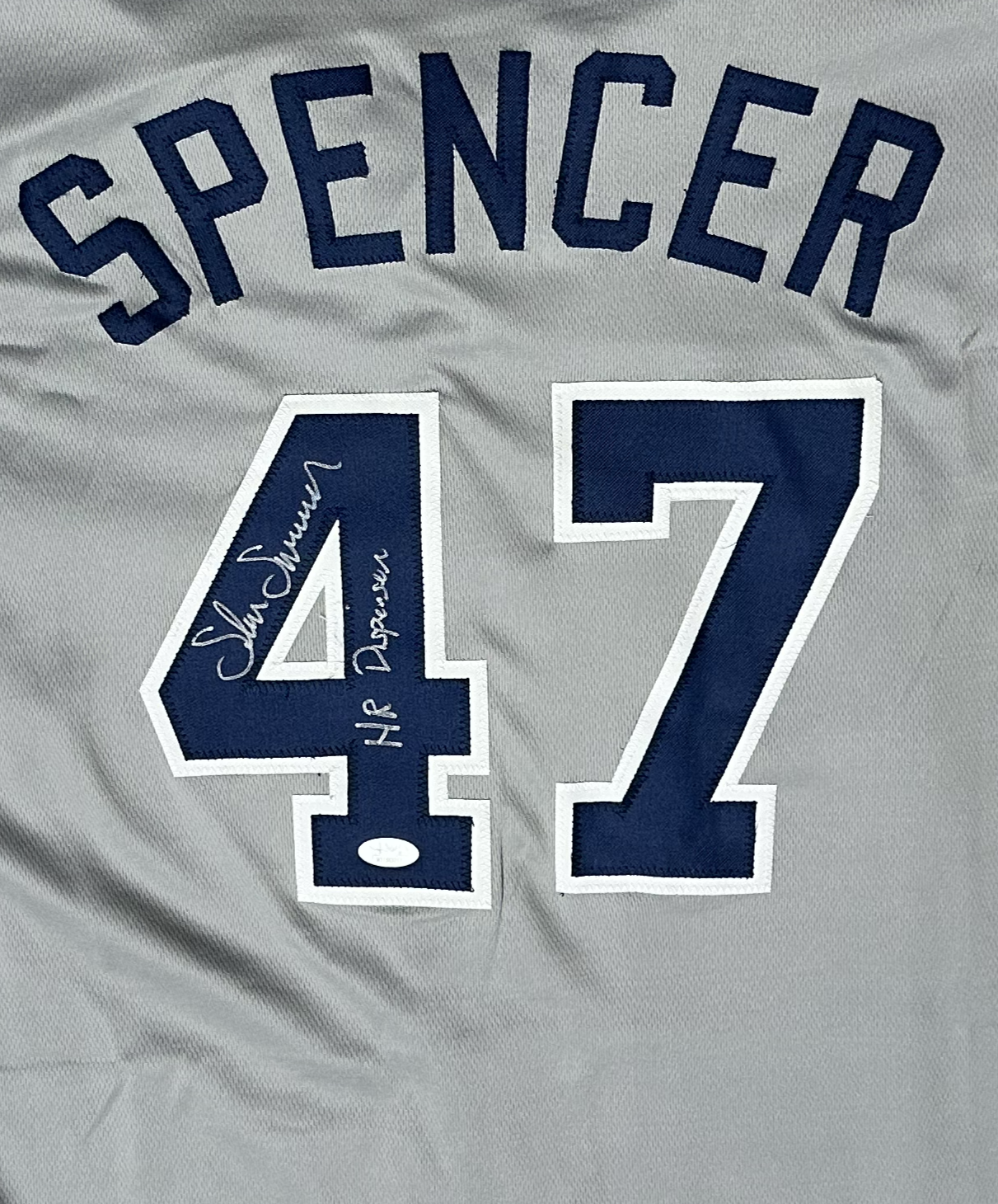 Shane Spencer Signed Custom New York Baseball Jersey (JSA)