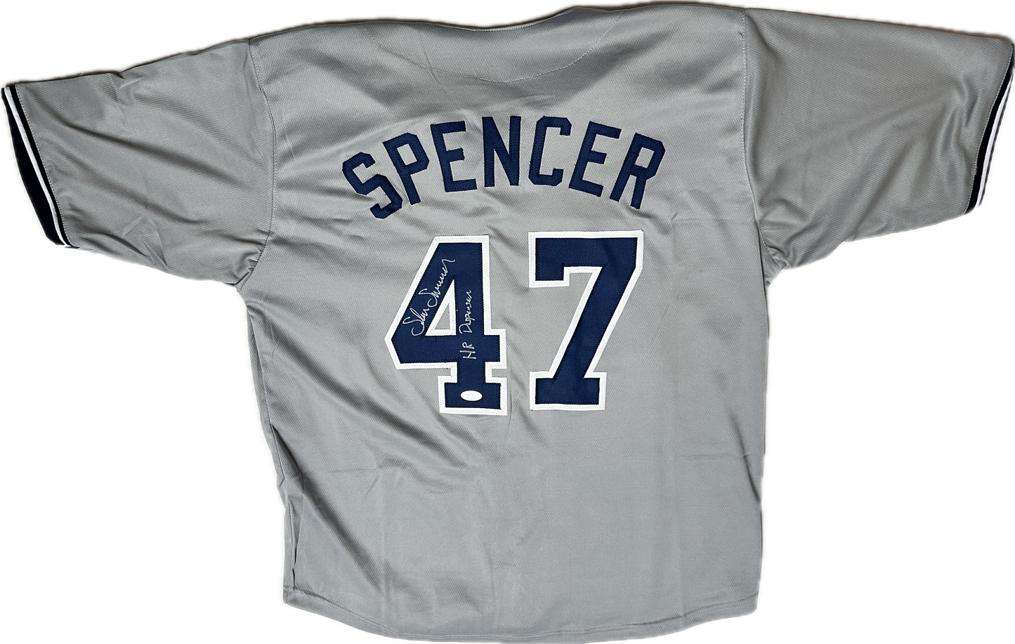 Shane Spencer Signed Custom New York Baseball Jersey (JSA)