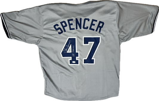 Shane Spencer Signed Custom New York Baseball Jersey (JSA)