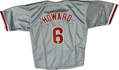 Ryan Howard Signed Custom Philly Autographed Baseball Jersey (JSA)