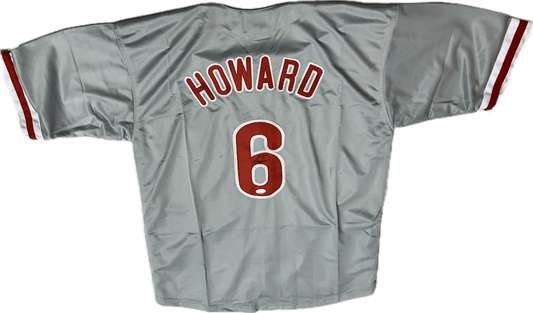 Ryan Howard Signed Custom Philly Autographed Baseball Jersey (JSA)