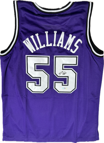 Jason Williams Autographed Sacramento Custom Basketball Jersey (JSA)