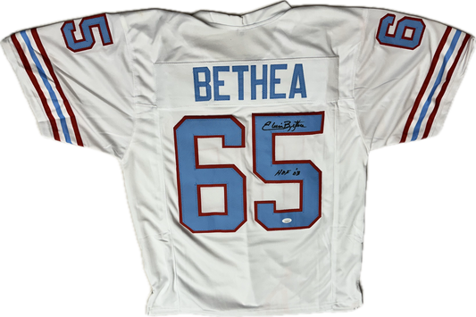 Elvin Bethea Custom Autographed Football Jersey (PIA/JSA)