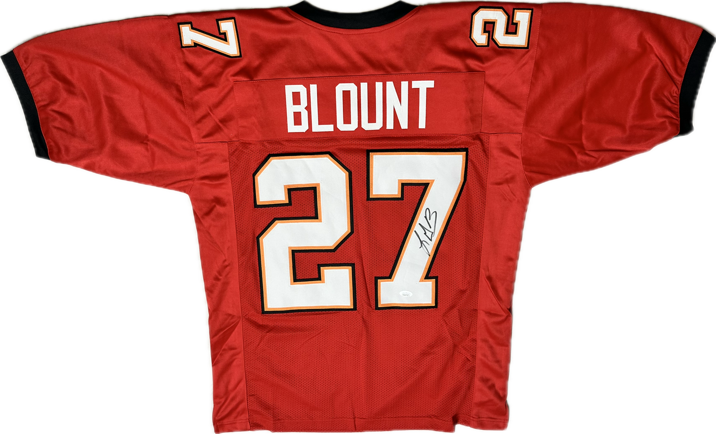 LeGarrette Blount Custom Tampa Bay Autographed Football Jersey (JSA)