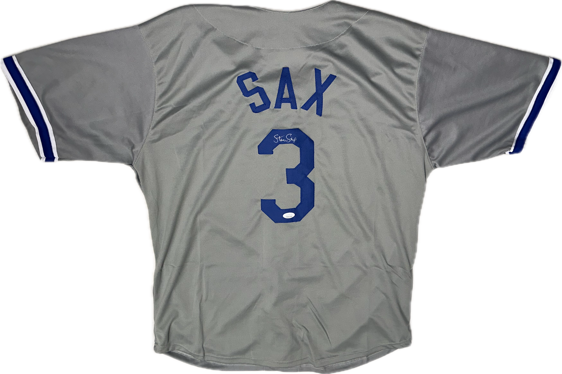 STEVE SAX SIGNED CUSTOM LA DODGERS XL JERSEY JSA COA# authentic WIT621468