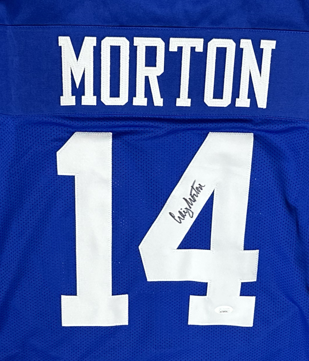 Craig Morton Signed Seattle Custom Football Jersey