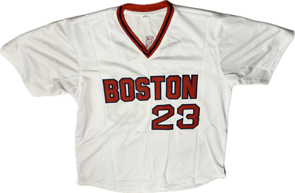 Luis Tiant Autographed Boston Custom Basketball Jersey (JSA)