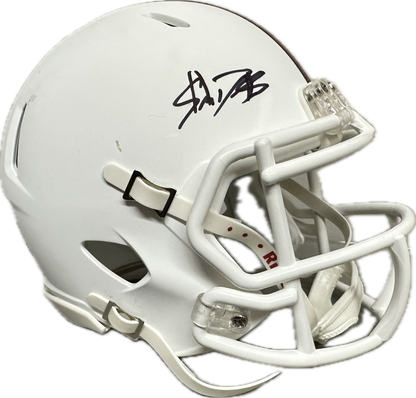 Shedeur Sanders Signed Mini Football Helmet (JSA)