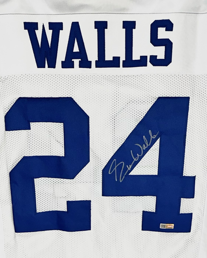 Everson Walls Signed Custom Dallas White Football Jersey (PIA)