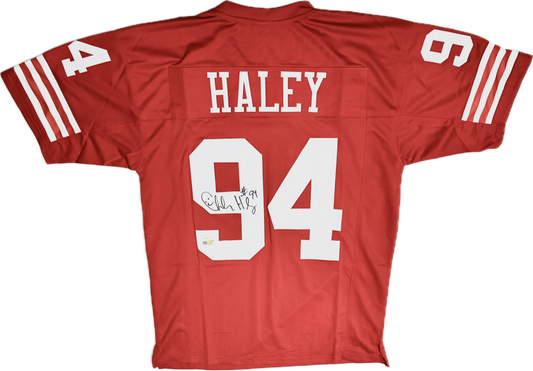 Charles Haley Signed Custom San Francisco Football Jersey (PIA/JSA)