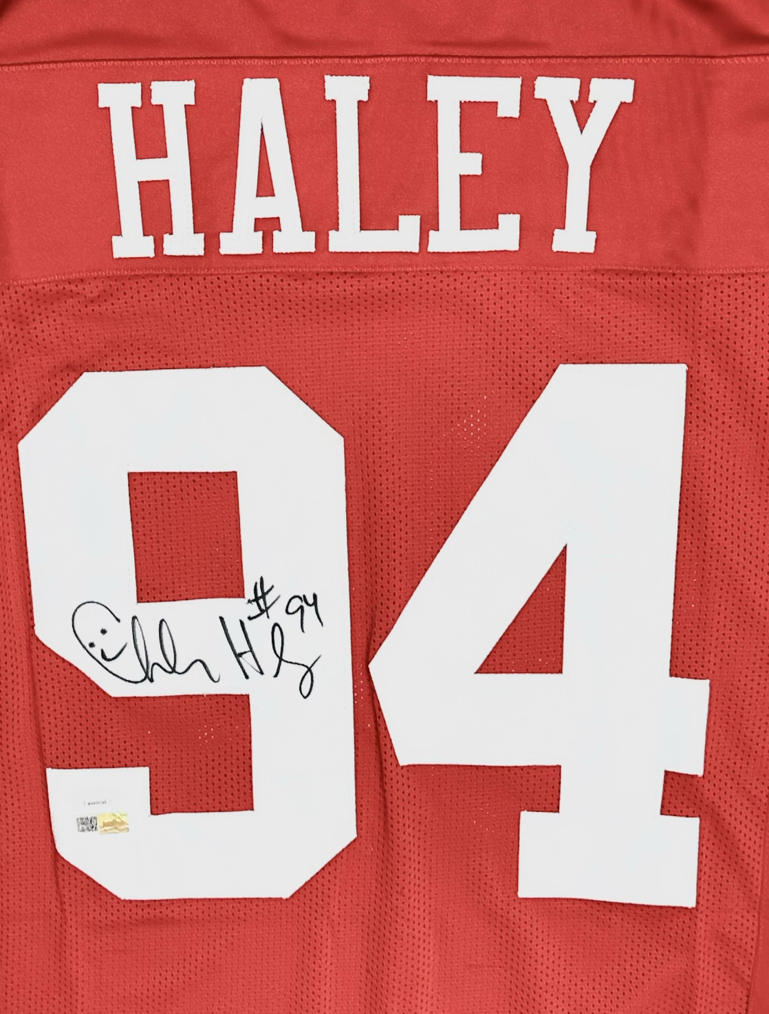 Charles Haley Signed Custom San Francisco Football Jersey (PIA/JSA)