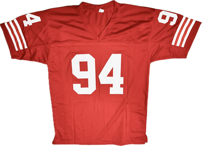 Charles Haley Signed Custom San Francisco Football Jersey (PIA/JSA)