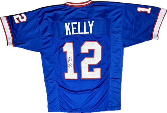 Jim Kelly Signed San Diego Football Jersey (PIA) Brown