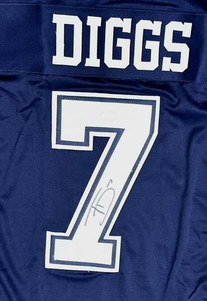 Trevon Diggs Signed Dallas Custom Home Football Jersey (PIA/JSA)