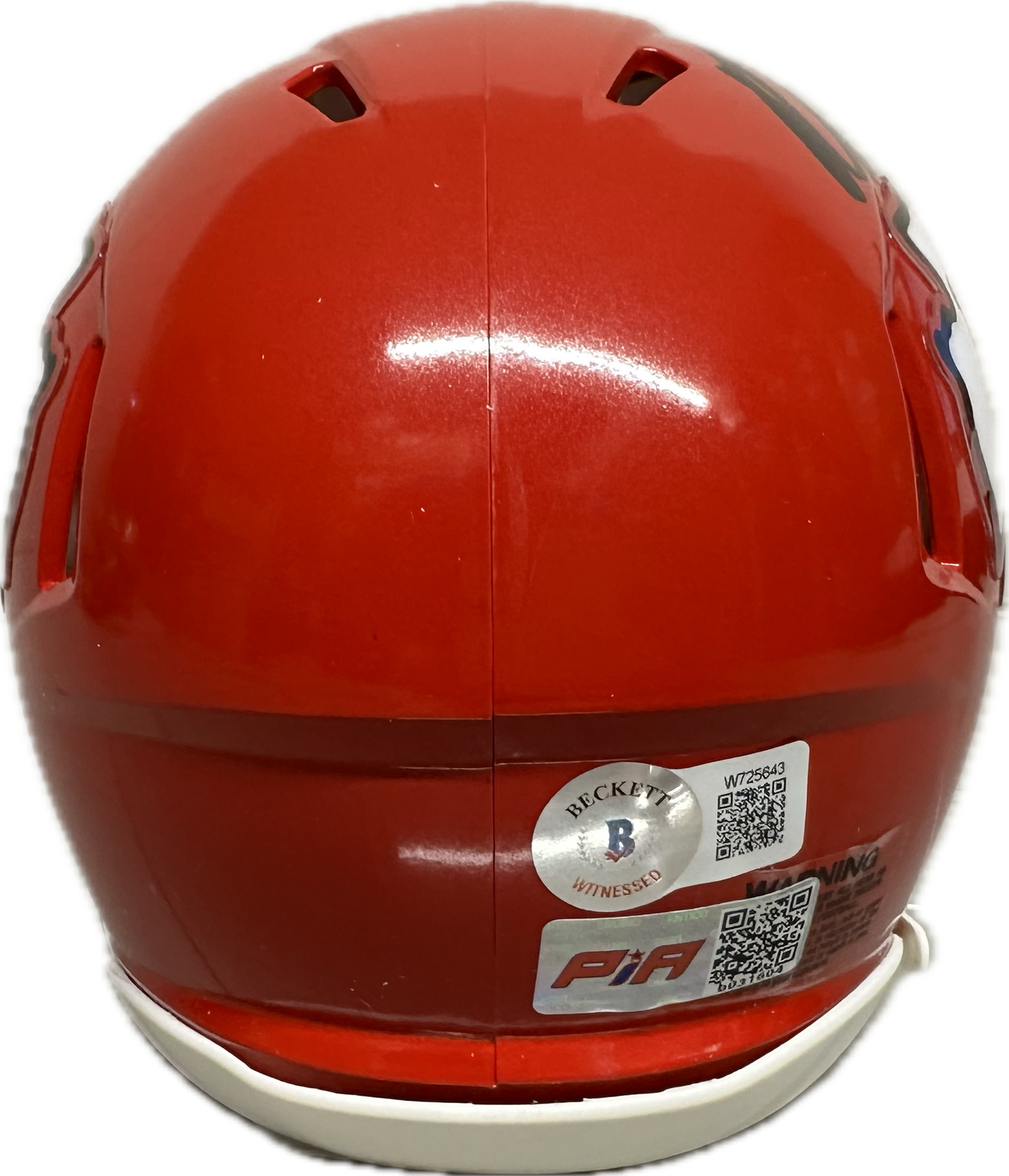 Rashee Rice Kansas City Red Mini Football Helmet (JSA)