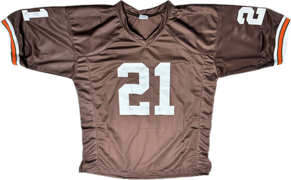 Eric Metcalf Signed Cleveland Football Jersey (PIA) Brown