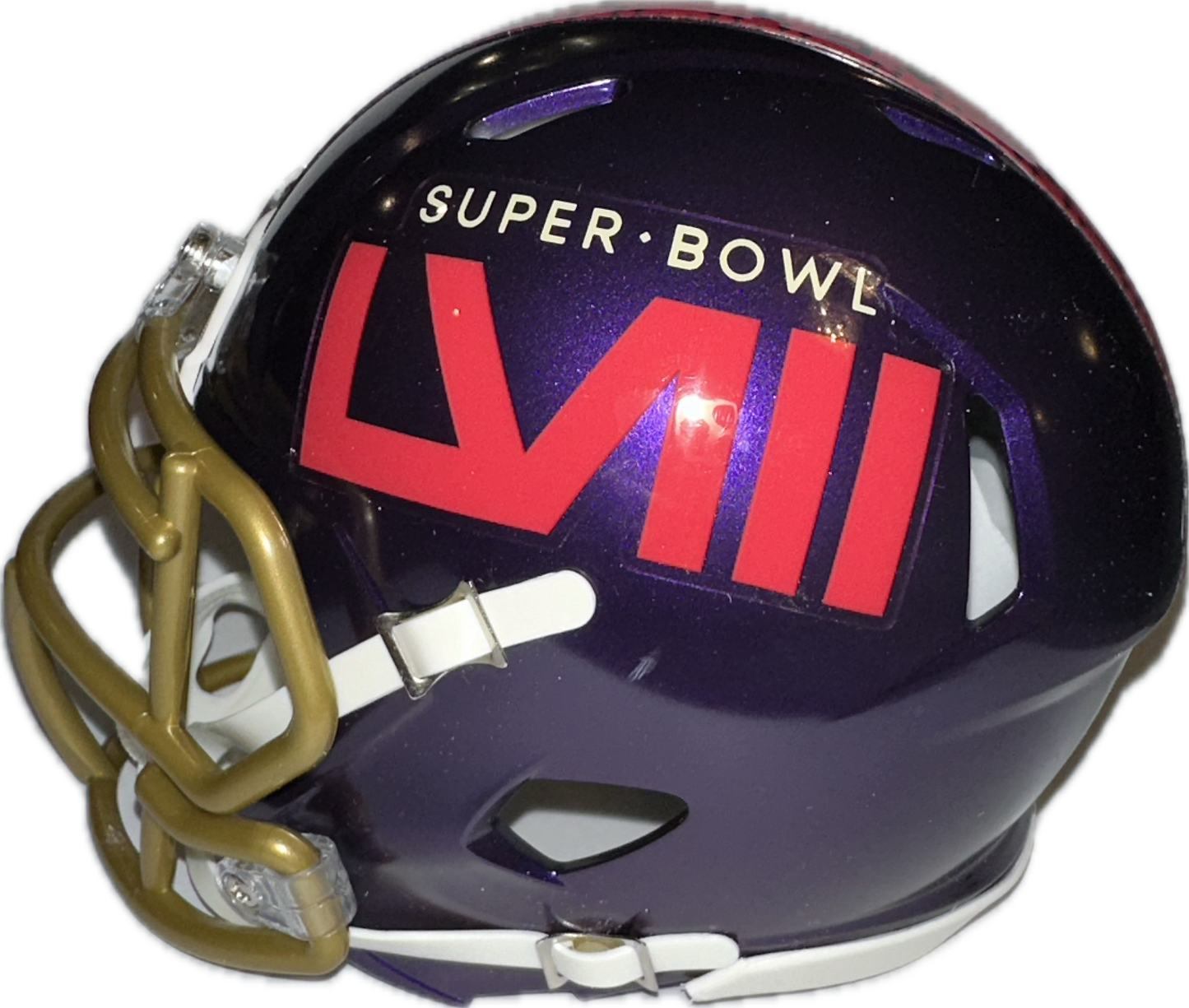 Willie Gay Super Bowl Purple Signed Mini Football Helmet (JSA)