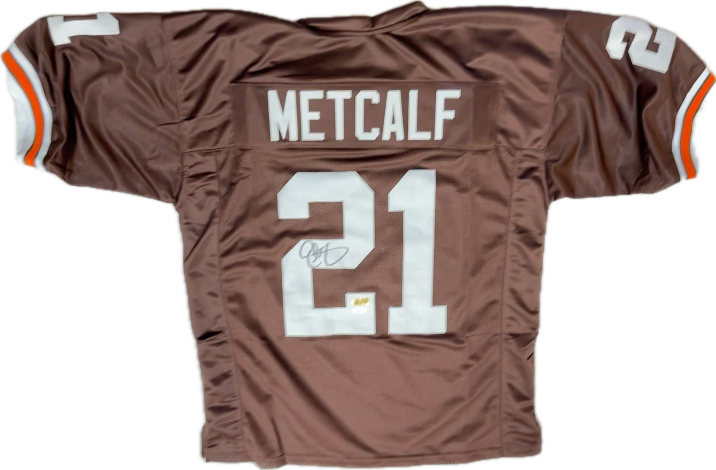 Eric Metcalf Signed Cleveland Football Jersey (PIA) Brown