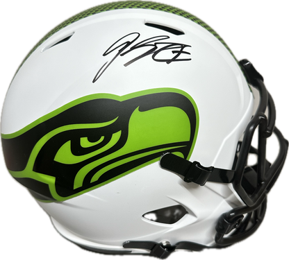 Geno Smith Full Size Seattle Lunar Exclipse Speed Rep Football Helmet (JSA)