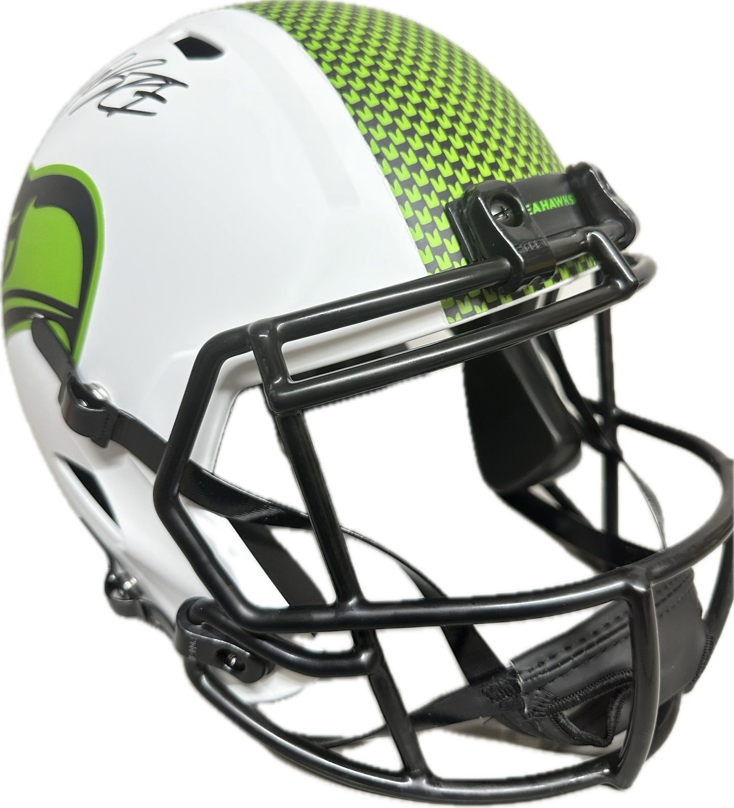 Geno Smith Full Size Seattle Lunar Exclipse Speed Rep Football Helmet (JSA)