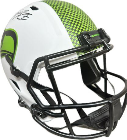 Geno Smith Full Size Seattle Lunar Exclipse Speed Rep Football Helmet (JSA)