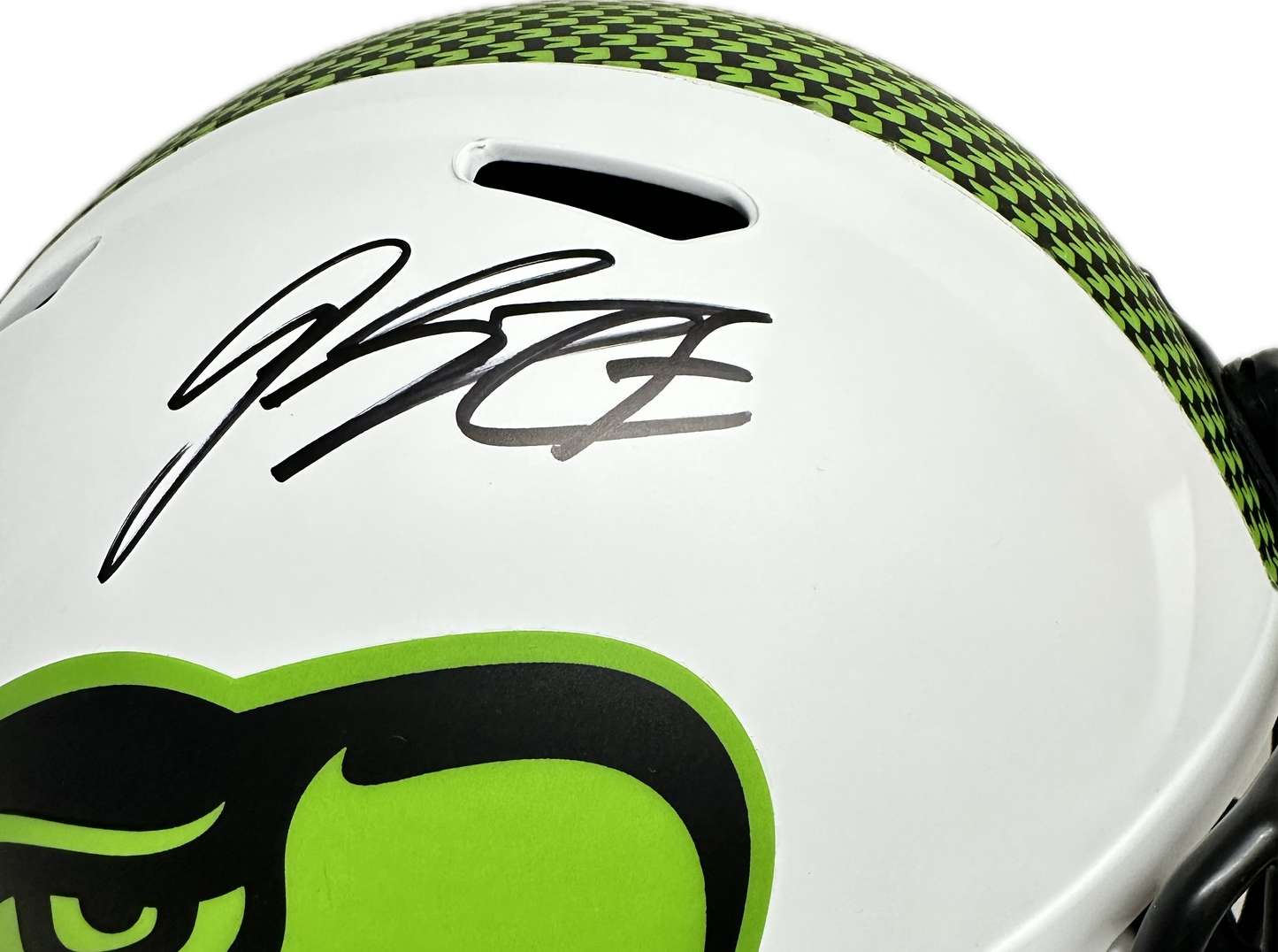 Geno Smith Full Size Seattle Lunar Exclipse Speed Rep Football Helmet (JSA)