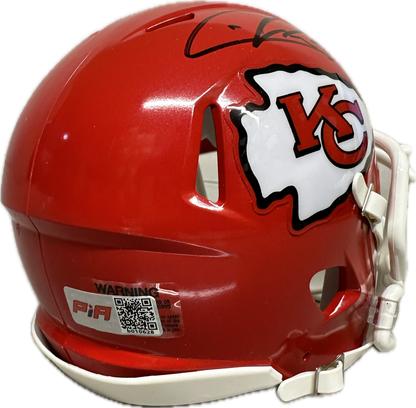 Chris Jones Kansas City Red Mini Football Helmet (PIA)