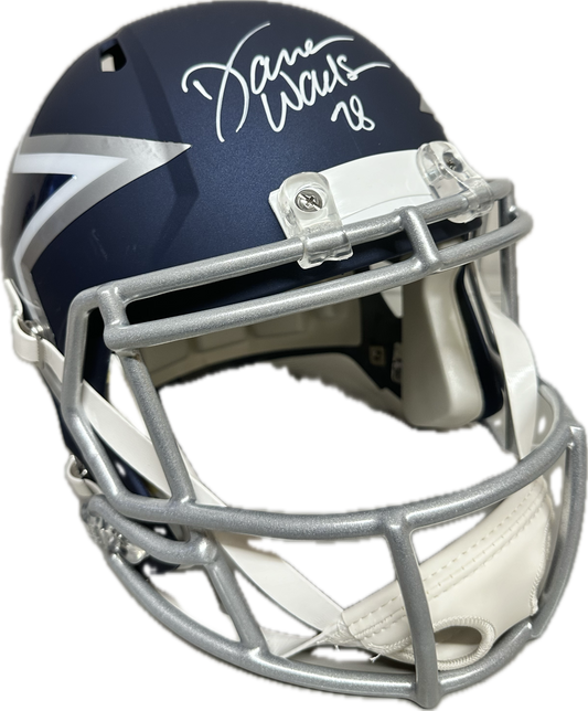 Darren Woodson Dallas Full Size Speed AMP Football Helmet (JSA)