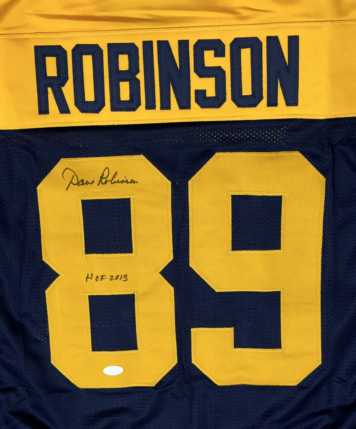 Dave Robinson "HOF 2013" Signed Custom Throwback Green Bay Football Jersey (JSA)