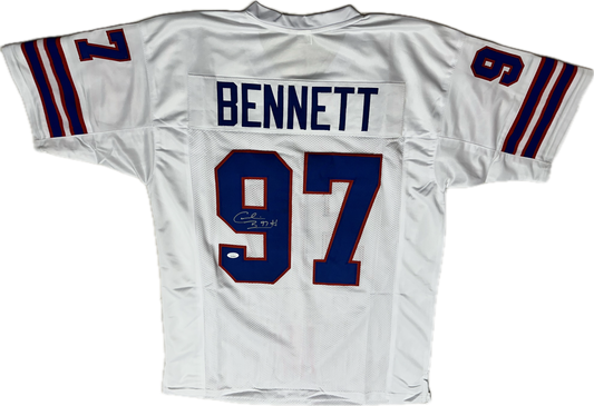 Cornelius Bennett Signed Custom Buffallo Football Jersey (JSA)