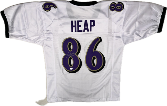 Todd Heap Custom Baltimore Autographed Football Jersey (JSA)