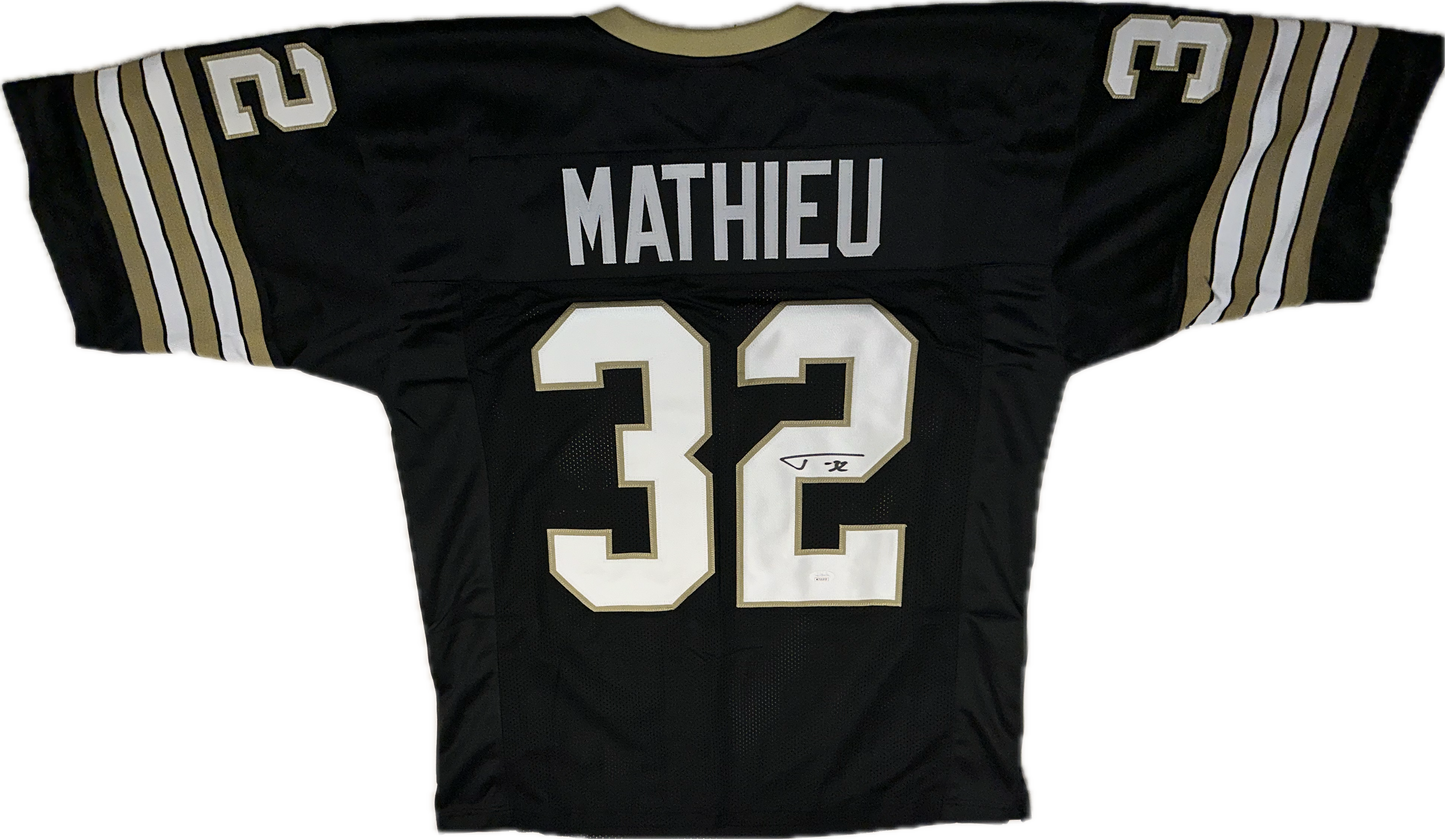 Tyrann Mathieu Signed Custom New Orlenas Football Jersey (PIA)