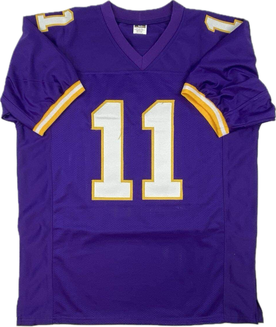 Daunte Culpepper Custom Minnesota Autographed Football Jersey (JSA)