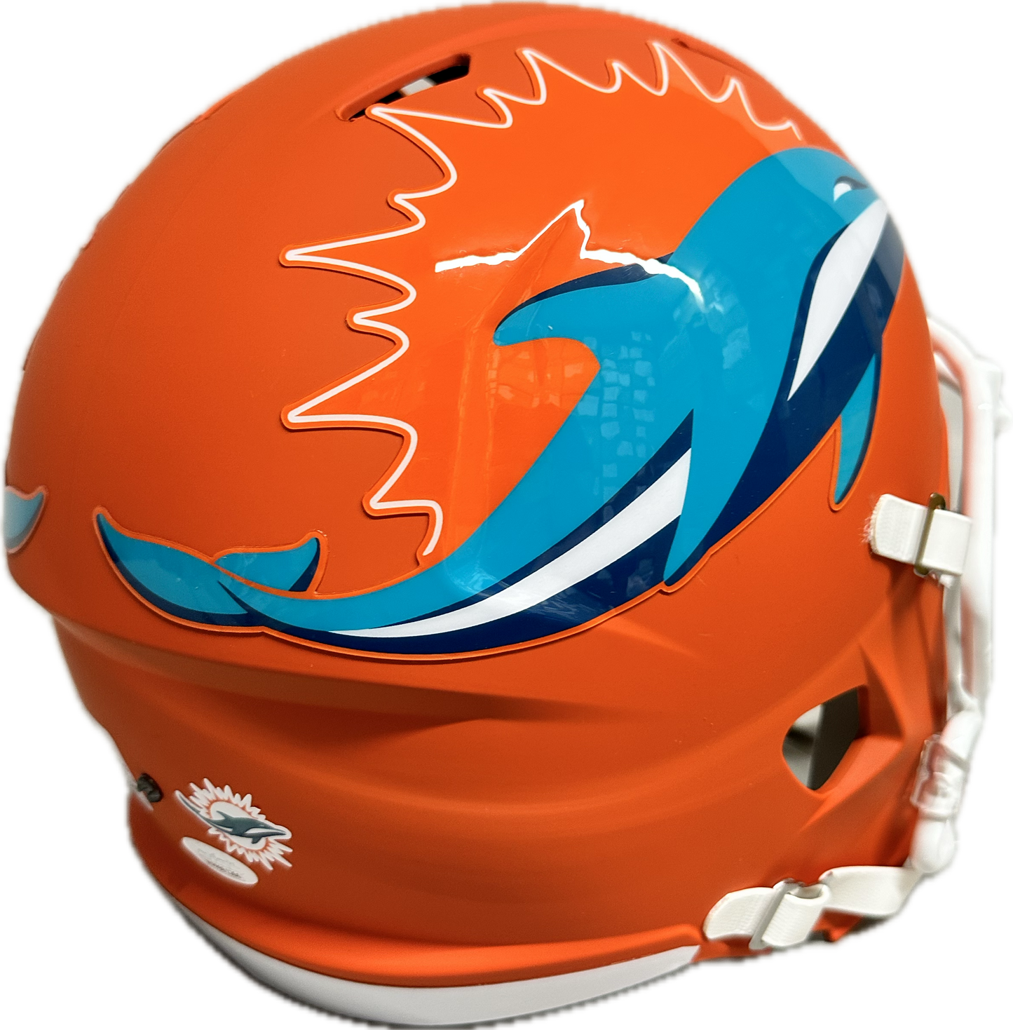 Ricky Williams "420 Smoke Everyday" Inscription Miami Orange Full Size Football Helmet (JSA)