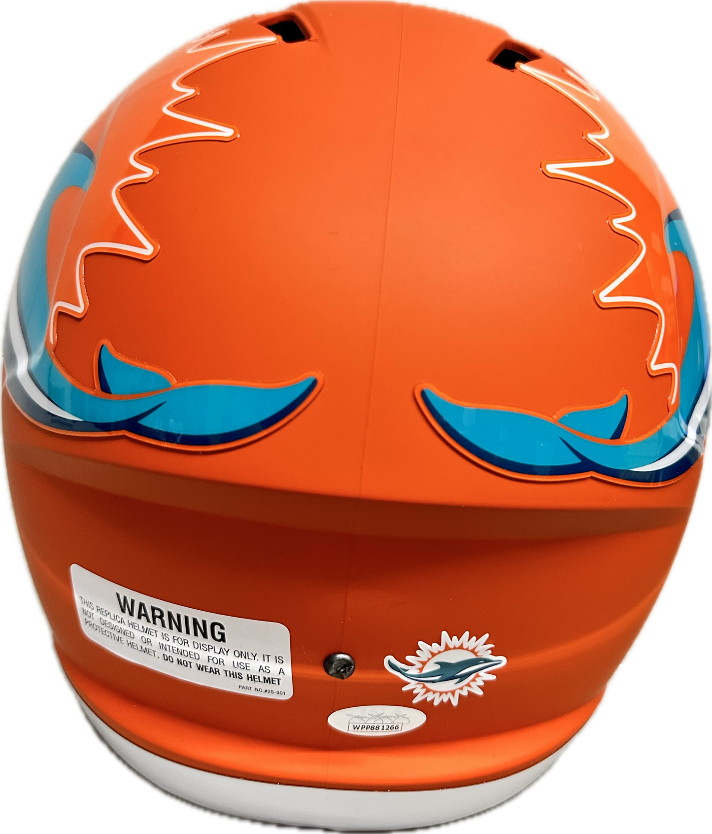 Ricky Williams "420 Smoke Everyday" Inscription Miami Orange Full Size Football Helmet (JSA)