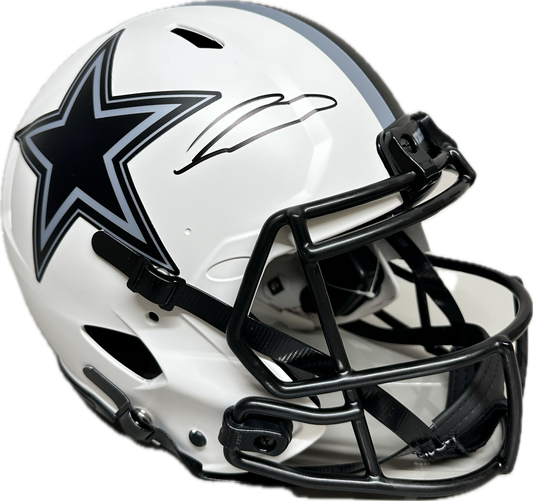 Ceedee Lamb Cowboys Full Size Football Helmet (JSA)