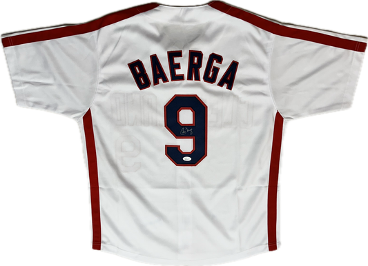 Carlos Baerga Signed Custom Clevland Autographed Baseball Jersey (JSA)