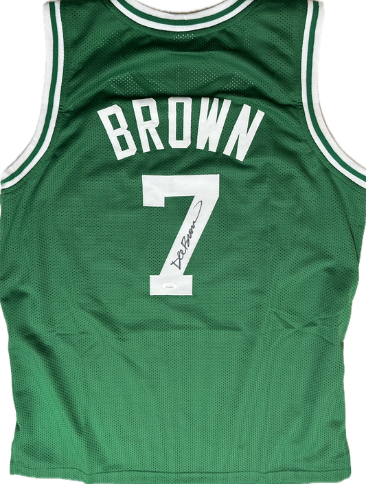 Dee Brown Autographed Boston Custom Basketball Jersey (JSA)