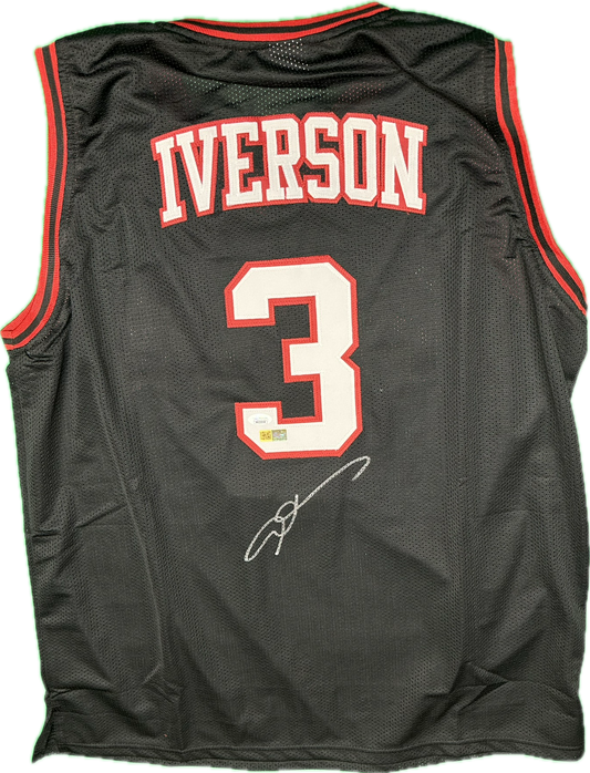 Allen Iverson Autographed Philadelphia Custom Basketball Jersey (PIA/JSA)