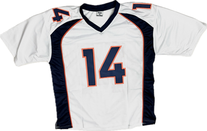 Courtland Sutton Signed Custom Denver Away Football Jersey (PIA & JSA)