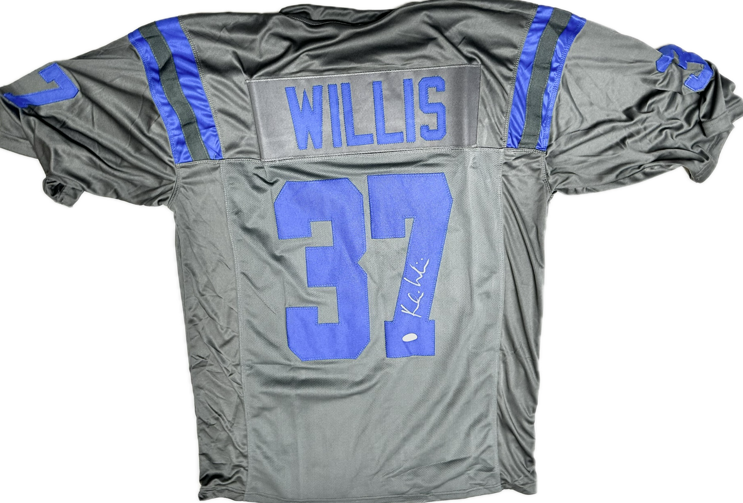 Khari Willis Signed Custom Indianapolis Grey Football Jersey (Copy)