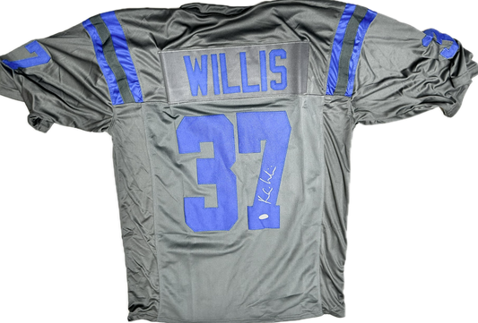 Khari Willis Signed Custom Indianapolis Grey Football Jersey (Copy)