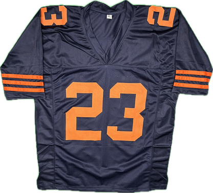 Devin Hester Autographed Chicago Throwback Custom Football Jersey (JSA)