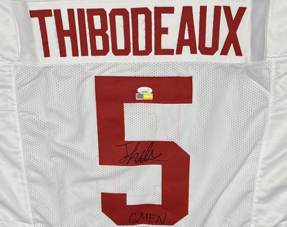 Kayvon Thibodeaux Autographed New York Custom White Football Jersey (PIA/JSA)