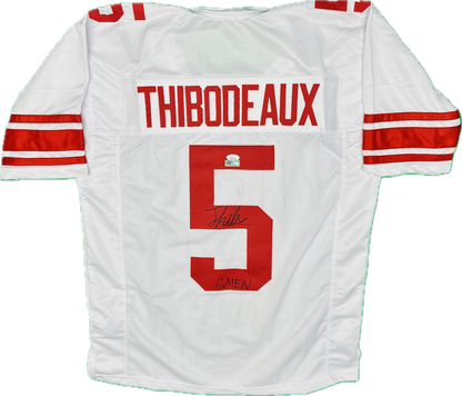 Kayvon Thibodeaux Autographed New York Custom White Football Jersey (PIA/JSA)