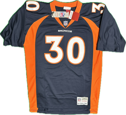 Terrell Davis Signed Denver Custom Football Jersey Mitchell & Ness (PIA & JSA)