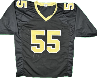 Isaiah Foskey Custom New Orleans Autographed Football Jersey (PIA/JSA)